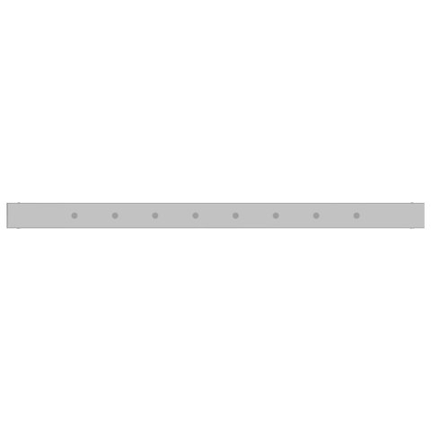 REGULOWANE RAMY STOŁU ROBOCZEGO 2 SZT. METAL 85X(69-95,5)CM