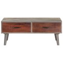 STOLIK KAWOWY SZARY 100X60X40CM LITE SUROWE DREWNO MANGO