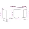 SZAFKA NA PŁYTY BIAŁA 100X38X48CM MATERIAŁ DREWNOPOCHODNY