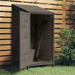 SZOPA OGRODOWA ANTRACYTOWA 55X52X112CM LITE DREWNO JODŁOWE