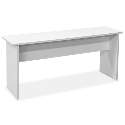 3-CZĘŚCIOWY ZESTAW DO JADALNI MATERIAŁ DREWNOPOCHODNY BIAŁY