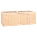 KLATKA DLA CHOMIKA 104X52X38CM LITE DREWNO JODŁOWE