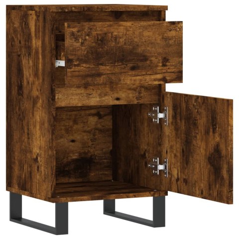 KOMODA PRZYDYMIONY DĄB 40X35X70CM MATERIAŁ DREWNOPOCHODNY
