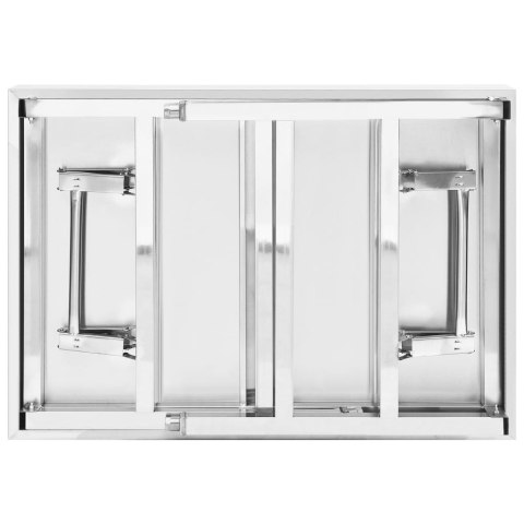 KUCHENNY SKŁADANY STÓŁ ROBOCZY 85X60X80CM STAL NIERDZEWNA