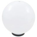 ZESTAW 2 LAMP OGRODOWYCH KULE LED 30CM E27 OŚWIETLENIE DEKORACYJNE IP44