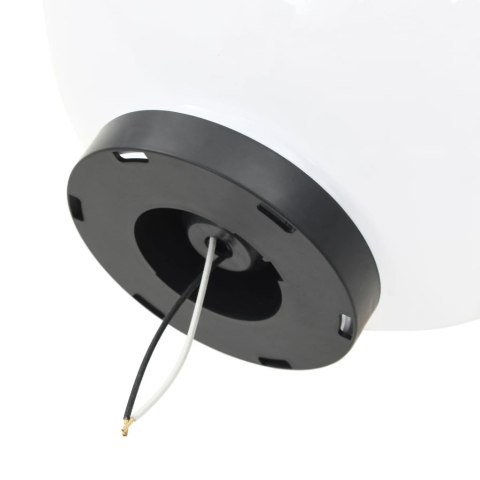 ZESTAW 2 LAMP OGRODOWYCH KULE LED 30CM E27 OŚWIETLENIE DEKORACYJNE IP44