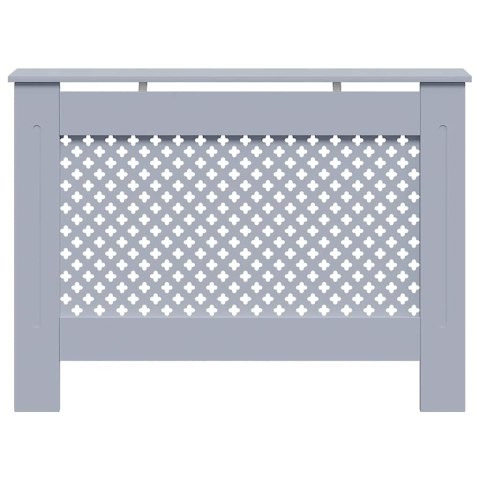 OSŁONA NA KALORYFER GRZEJNIK ANTRACYTOWA 112X19X81,5CM MDF
