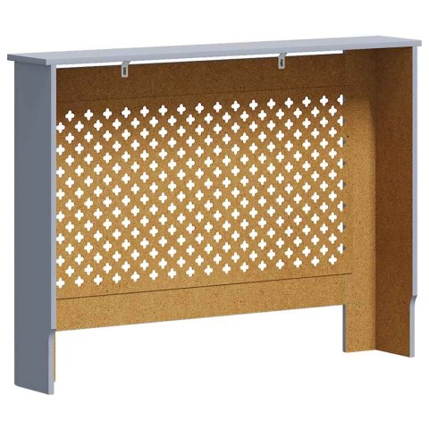 OSŁONA NA KALORYFER GRZEJNIK ANTRACYTOWA 112X19X81,5CM MDF