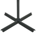 PARASOL OGRODOWY NA SŁUPKU ALUMINIOWYM 460X270CM NIEBIESKI