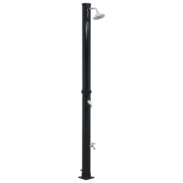 PRYSZNIC SŁONECZNY KEMPINGOWY OGRODOWY TURYSTYCZNY CZARNY 220CM 20 L
