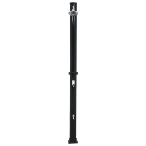 PRYSZNIC SŁONECZNY KEMPINGOWY OGRODOWY TURYSTYCZNY CZARNY 220CM 20 L