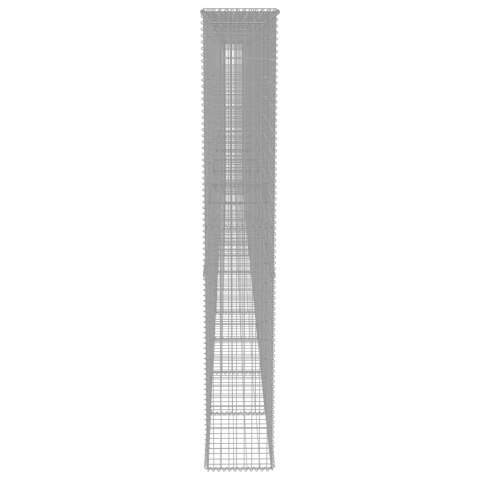 ŚCIANA GABIONOWA Z POKRYWAMI GALWANIZOWANA STAL 900X50X200CM