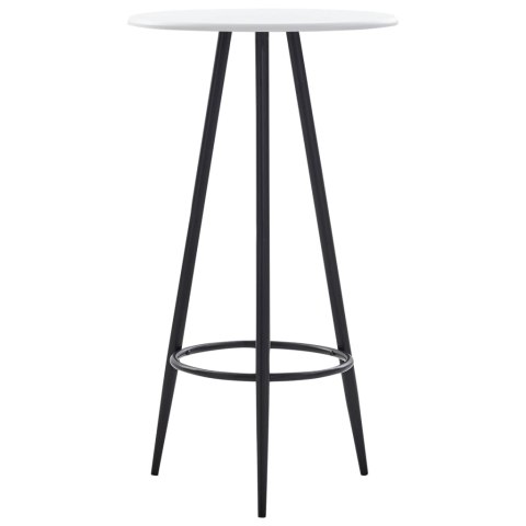 STOLIK BAROWY BIAŁY 60X107,5CM MDF