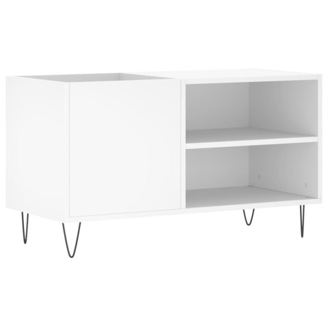 SZAFKA NA PŁYTY BIAŁA 85X38X48CM MATERIAŁ DREWNOPOCHODNY