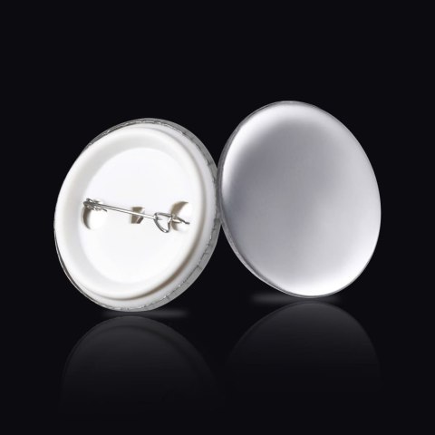 ZESTAW PRZYPINEK 500 SZT. 37 MM DO PRAS DO PRZYPINEK PLASTIKOWY TYŁ METAL