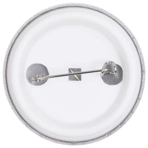 ZESTAW PRZYPINEK 500 SZT. 37 MM DO PRAS DO PRZYPINEK PLASTIKOWY TYŁ METAL