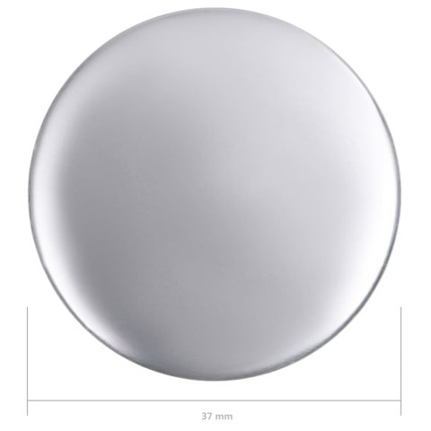 ZESTAW PRZYPINEK 500 SZT. 37 MM DO PRAS DO PRZYPINEK PLASTIKOWY TYŁ METAL