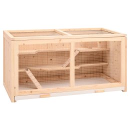 KLATKA DLA CHOMIKA 89,5X45X45CM DREWNO LITE JODŁA