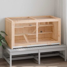 KLATKA DLA CHOMIKA 89,5X45X45CM DREWNO LITE JODŁA