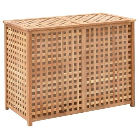 KOSZ NA PRANIE 87,5X46X67CM LITE DREWNO ORZECHOWE
