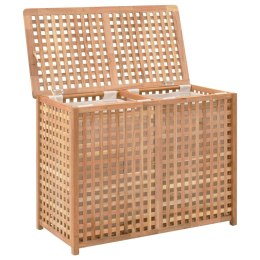KOSZ NA PRANIE 87,5X46X67CM LITE DREWNO ORZECHOWE