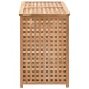 KOSZ NA PRANIE 87,5X46X67CM LITE DREWNO ORZECHOWE
