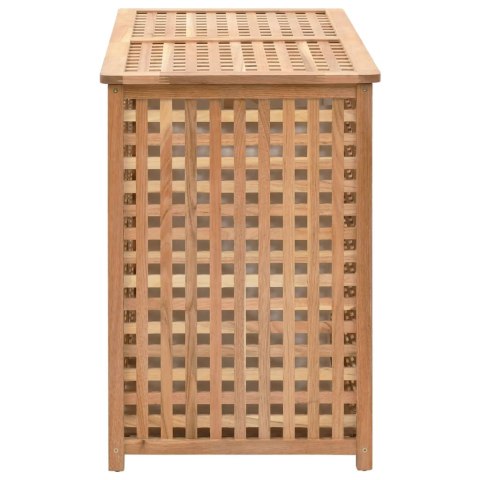 KOSZ NA PRANIE 87,5X46X67CM LITE DREWNO ORZECHOWE