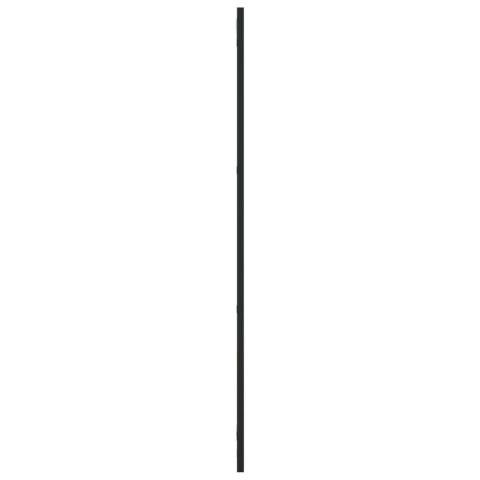 LUSTRO ŚCIENNE CZARNE 30X100CM PROSTOKĄTNE ŻELAZO