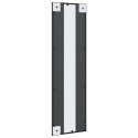 LUSTRO ŚCIENNE CZARNE 30X100CM PROSTOKĄTNE ŻELAZO