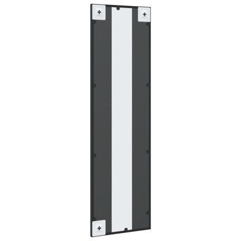 LUSTRO ŚCIENNE CZARNE 30X100CM PROSTOKĄTNE ŻELAZO