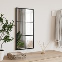 LUSTRO ŚCIENNE CZARNE 30X60CM PROSTOKĄTNE ŻELAZO
