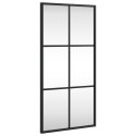 LUSTRO ŚCIENNE CZARNE 30X60CM PROSTOKĄTNE ŻELAZO