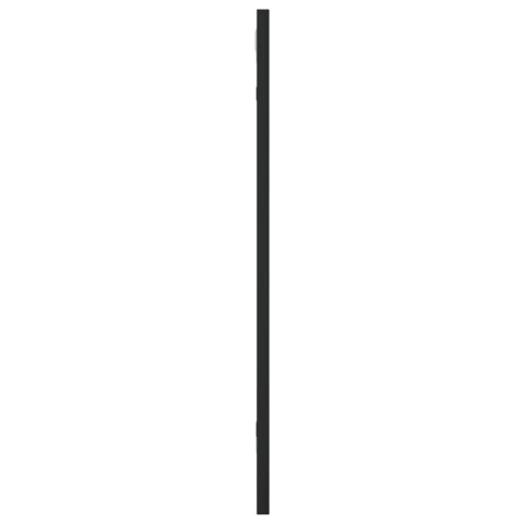 LUSTRO ŚCIENNE CZARNE 30X60CM PROSTOKĄTNE ŻELAZO