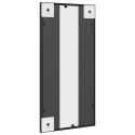 LUSTRO ŚCIENNE CZARNE 30X60CM PROSTOKĄTNE ŻELAZO