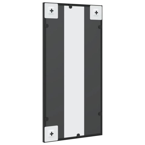 LUSTRO ŚCIENNE CZARNE 30X60CM PROSTOKĄTNE ŻELAZO