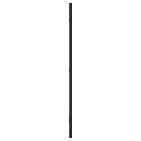 LUSTRO ŚCIENNE CZARNE 50X80CM PROSTOKĄTNE ŻELAZO
