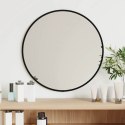 LUSTRO ŚCIENNE CZARNE Ø 40CM OKRĄGŁE