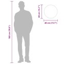 LUSTRO ŚCIENNE CZARNE Ø 40CM OKRĄGŁE