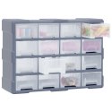 ORGANIZER Z 16 ŚREDNIMI SZUFLADKAMI 52X16X37CM