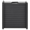 SKŁADANA RAMPA DLA PSÓW CZARNA 153X40X12,5CM PLASTIKOWA