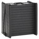 SKŁADANA RAMPA DLA PSÓW CZARNA 153X40X12,5CM PLASTIKOWA