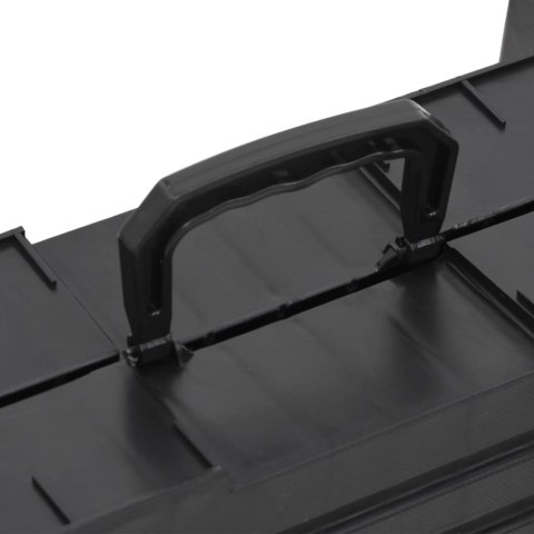 SKŁADANA RAMPA DLA PSÓW CZARNA 153X40X12,5CM PLASTIKOWA