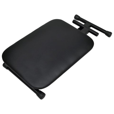 STATYW POD KEYBOARD Z PODWÓJNĄ RAMĄ I TABORETEM CZARNY