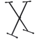 STATYW POD KEYBOARD ZE STOŁKIEM CZARNY