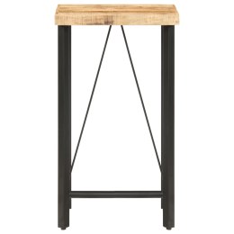 STOLIK BAROWY 60X60X107CM SUROWE DREWNO MANGO