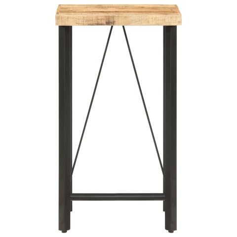 STOLIK BAROWY 60X60X107CM SUROWE DREWNO MANGO