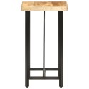 STOLIK BAROWY 60X60X107CM SUROWE DREWNO MANGO