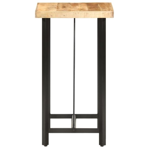 STOLIK BAROWY 60X60X107CM SUROWE DREWNO MANGO