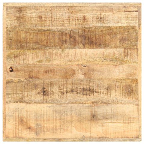 STOLIK BAROWY 60X60X107CM SUROWE DREWNO MANGO