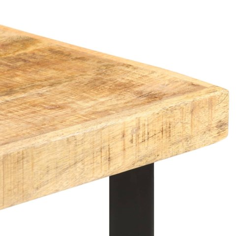 STOLIK BAROWY 60X60X107CM SUROWE DREWNO MANGO